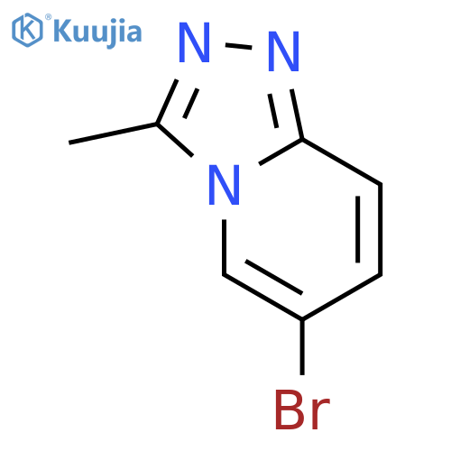 6-Bromo-3-methyl-[1,2,4]triazolo[4,3-a]pyridine structure