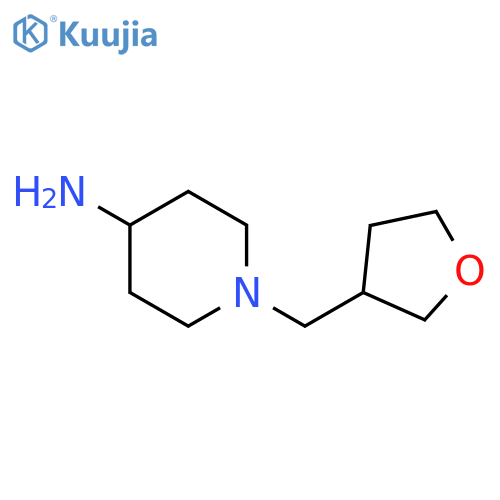 1-[(oxolan-3-yl)methyl]piperidin-4-amine structure