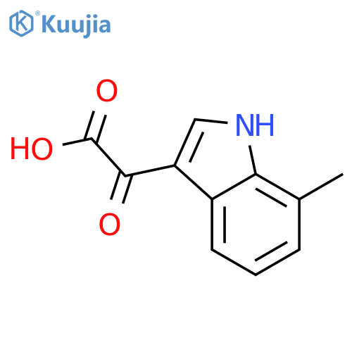 7-methyl-a-oxo-1H-Indole-3-acetic acid structure