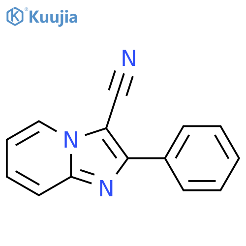 2-phenyl-Imidazo[1,2-a]pyridine-3-carbonitrile structure
