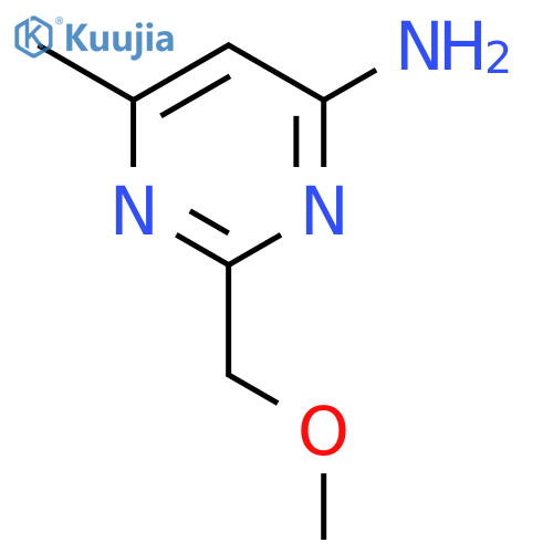 2-(Methoxymethyl)-6-methylpyrimidin-4-amine structure