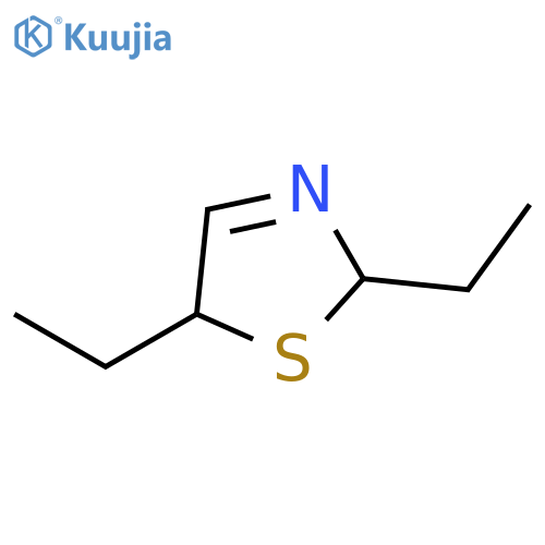 Thiazole,2,5-diethyl-2,5-dihydro- structure