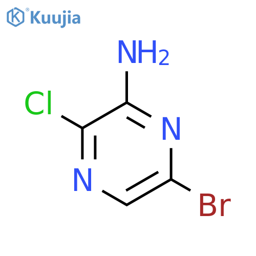6-Bromo-3-chloropyrazin-2-amine structure