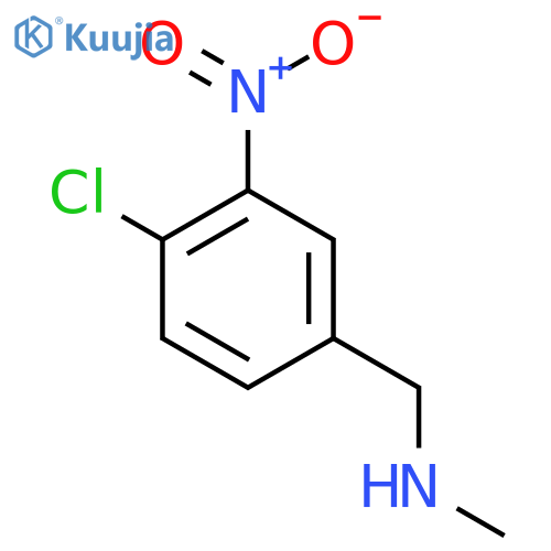 (4-chloro-3-nitrophenyl)methyl(methyl)amine structure
