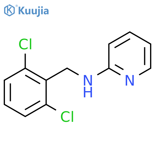 (2,6-Dichloro-benzyl)-pyridin-2-yl-amine structure