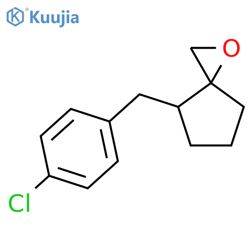 1-Oxaspiro[2.4]heptane, 4-[(4-chlorophenyl)methyl]- structure