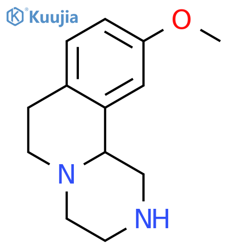 10-Methoxy-2,3,4,6,7,11b-hexahydro-1H-pyrazino[2,1-a]isoquinoline structure