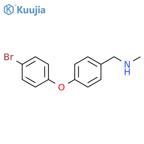 N-4-(4-Bromophenoxy)benzyl-N-methylamine structure