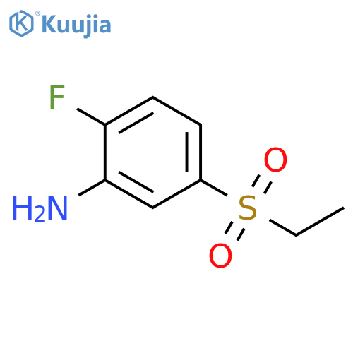 5-(ethanesulfonyl)-2-fluoroaniline structure
