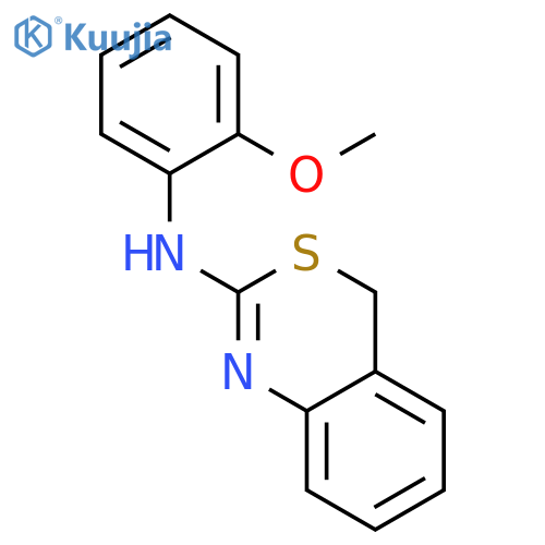 4H-3,1-Benzothiazin-2-amine, N-(2-methoxyphenyl)- structure