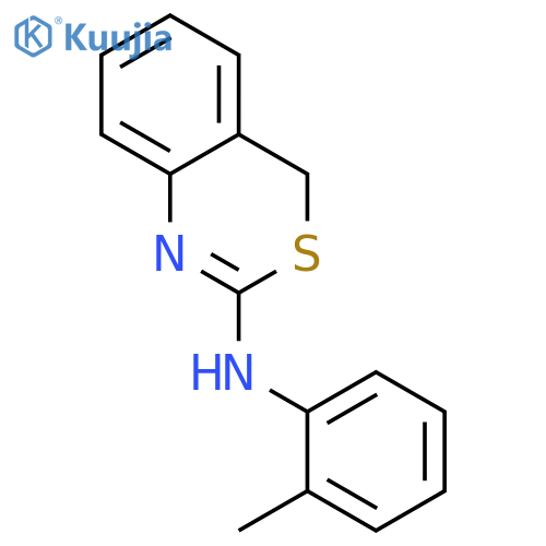 N-(2-Methylphenyl)-4H-3,1-benzothiazin-2-amine structure