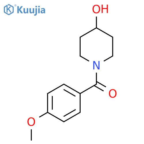 1-(4-Methoxybenzoyl)piperidin-4-ol structure