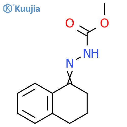 Hydrazinecarboxylic acid, (3,4-dihydro-1(2H)-naphthalenylidene)-,methyl ester structure