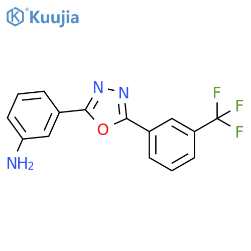 3-[5-(3-Trifluoromethyl-phenyl)-[1,3,4]oxadiazol-2-yl]-phenylamine structure