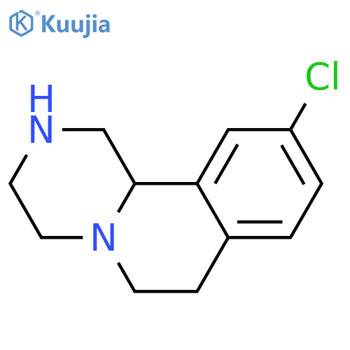 10-Chloro-2,3,4,6,7,11b-hexahydro-1H-pyrazino[2,1-a]isoquinoline structure