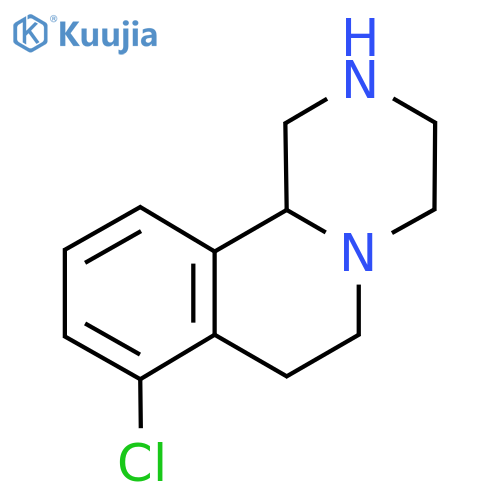 8-Chloro-2,3,4,6,7,11b-hexahydro-1H-pyrazino[2,1-a]isoquinoline structure