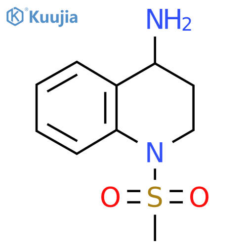 4-Quinolinamine, 1,2,3,4-tetrahydro-1-(methylsulfonyl)- structure