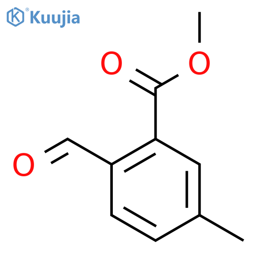 Methyl 2-formyl-5-methylbenzoate structure