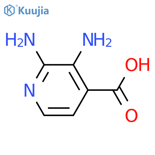 2,3-Diaminopyridine-4-carboxylic acid structure