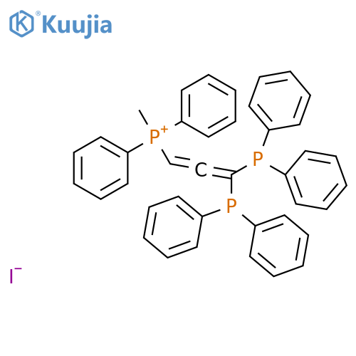 Phosphonium, [3,3-bis(diphenylphosphino)-1,2-propadienyl]methyldiphenyl-, iodide structure