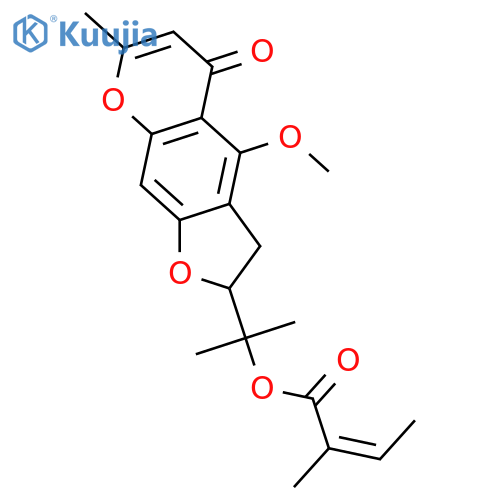 Angelicain; (S)-form, 1''-Deoxy, 4-Me ether, 1'-angeloyl structure