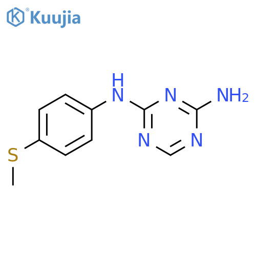 1,3,5-Triazine-2,4-diamine,N2-[4-(methylthio)phenyl]- structure