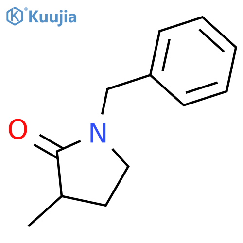 2-Pyrrolidinone, 3-methyl-1-(phenylmethyl)- structure