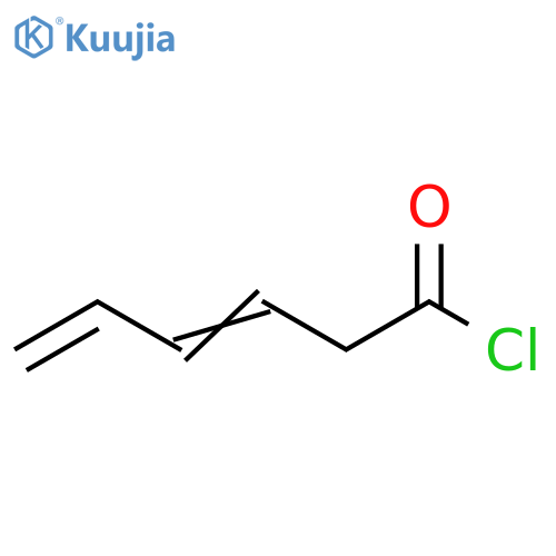 3,5-Hexadienoyl chloride structure