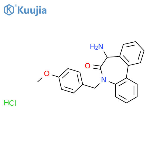 7-Amino-5,7-dihydro-5-(4-methoxyphenyl)methyl-6H-dibenzb,dazepin-6-one Hydrochloride structure