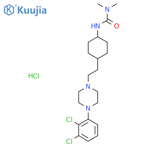 Cariprazine hydrochloride structure