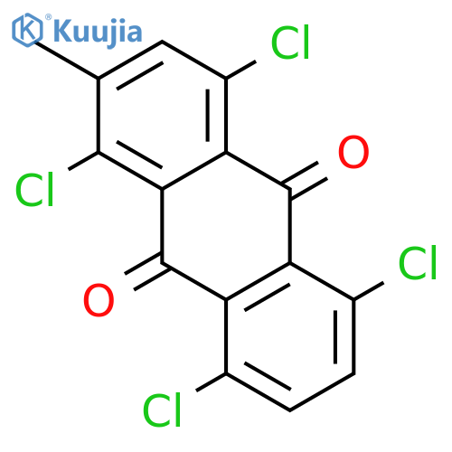 9,10-Anthracenedione, 1,4,5,8-tetrachloro-2-methyl- structure