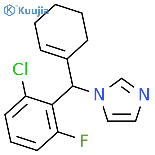 1H-Imidazole, 1-[(2-chloro-6-fluorophenyl)-1-cyclohexen-1-ylmethyl]- structure