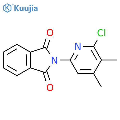1H-Isoindole-1,3(2H)-dione, 2-(6-chloro-4,5-dimethyl-2-pyridinyl)- structure
