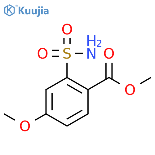 methyl 4-methoxy-2-sulfamoylbenzoate structure
