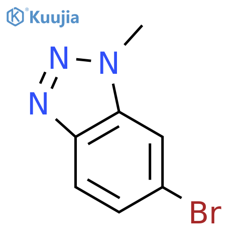6-bromo-1-methyl-1H-1,2,3-benzotriazole structure