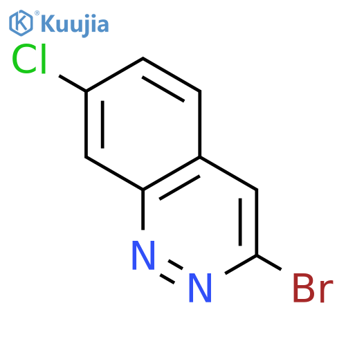 3-Bromo-7-chlorocinnoline structure