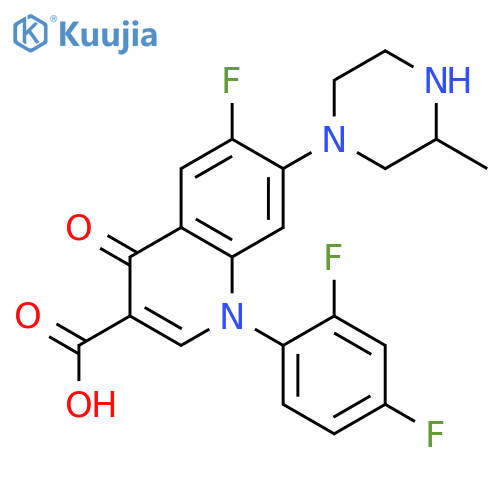 Temafloxacin structure