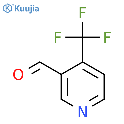 4-(trifluoromethyl)pyridine-3-carbaldehyde structure
