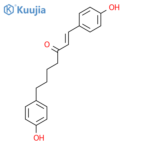 1,7-Bis(4-hydroxyphenyl)hept-1-en-3-one structure