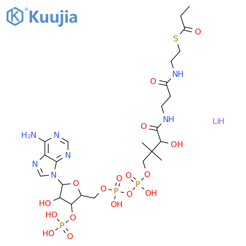 Propionyl Coenzyme A Lithium Salt (>85%) structure