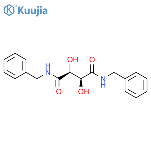 Butanediamide,2,3-dihydroxy-N1,N4-bis(phenylmethyl)-, (2S,3S)- structure