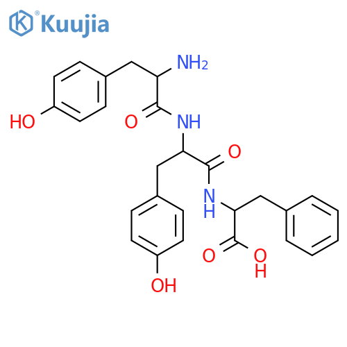 H-Tyr-Tyr-Phe-OH acetate salt structure
