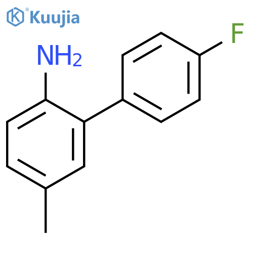 2-(4-Fluorophenyl)-4-methylaniline structure