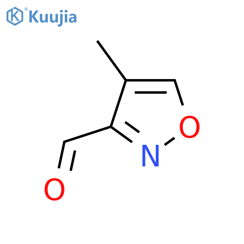 4-methyl-1,2-oxazole-3-carbaldehyde structure