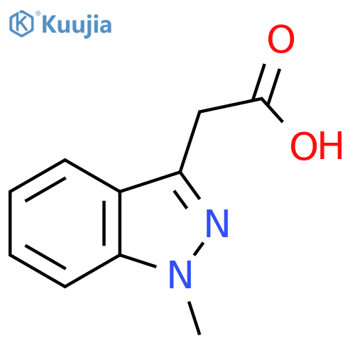 2-(1-methyl-1H-indazol-3-yl)acetic acid structure