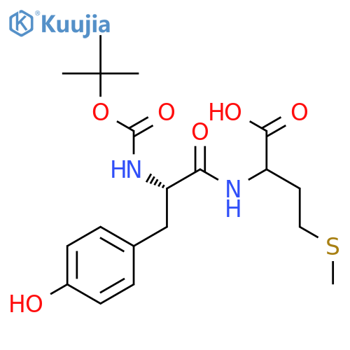 DL-Methionine, N-[N-[(1,1-dimethylethoxy)carbonyl]-L-tyrosyl]- structure