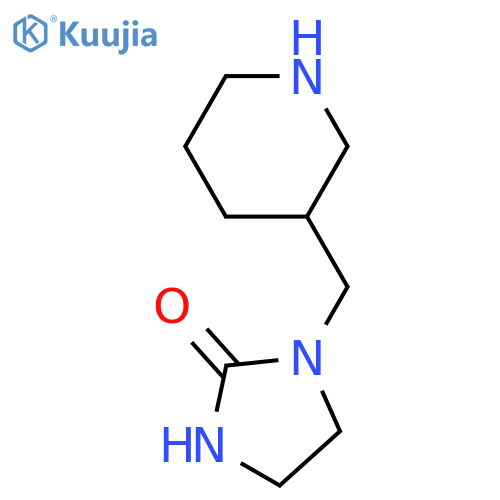 2-Imidazolidinone, 1-(3-piperidinylmethyl)-  structure