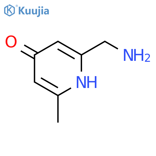 2-(Aminomethyl)-6-methylpyridin-4-OL structure