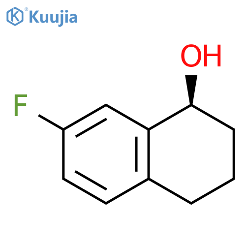 (1S)-7-fluoro-1,2,3,4-tetrahydronaphthalen-1-ol structure