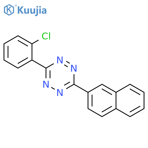 1,2,4,5-Tetrazine, 3-(2-chlorophenyl)-6-(2-naphthalenyl)- structure